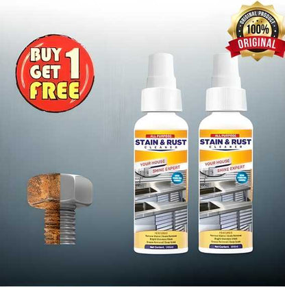 Multipurpose Stain & Rust Remover Spray for Cleaning & Protection (Pack of 2)