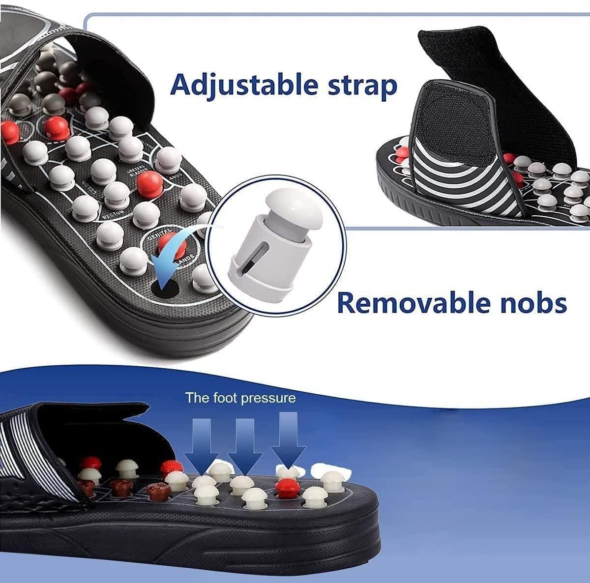 Acupressure and Magnetic Therapy Paduka Slippers